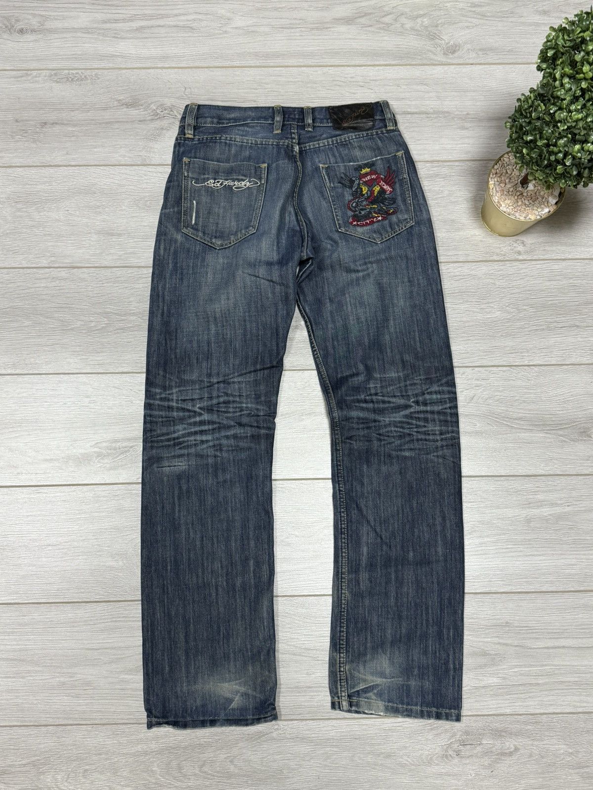Ed Hardy Ed Hardy New York city jeans skull Size US 32 / EU 48 - 2 Thumbnail