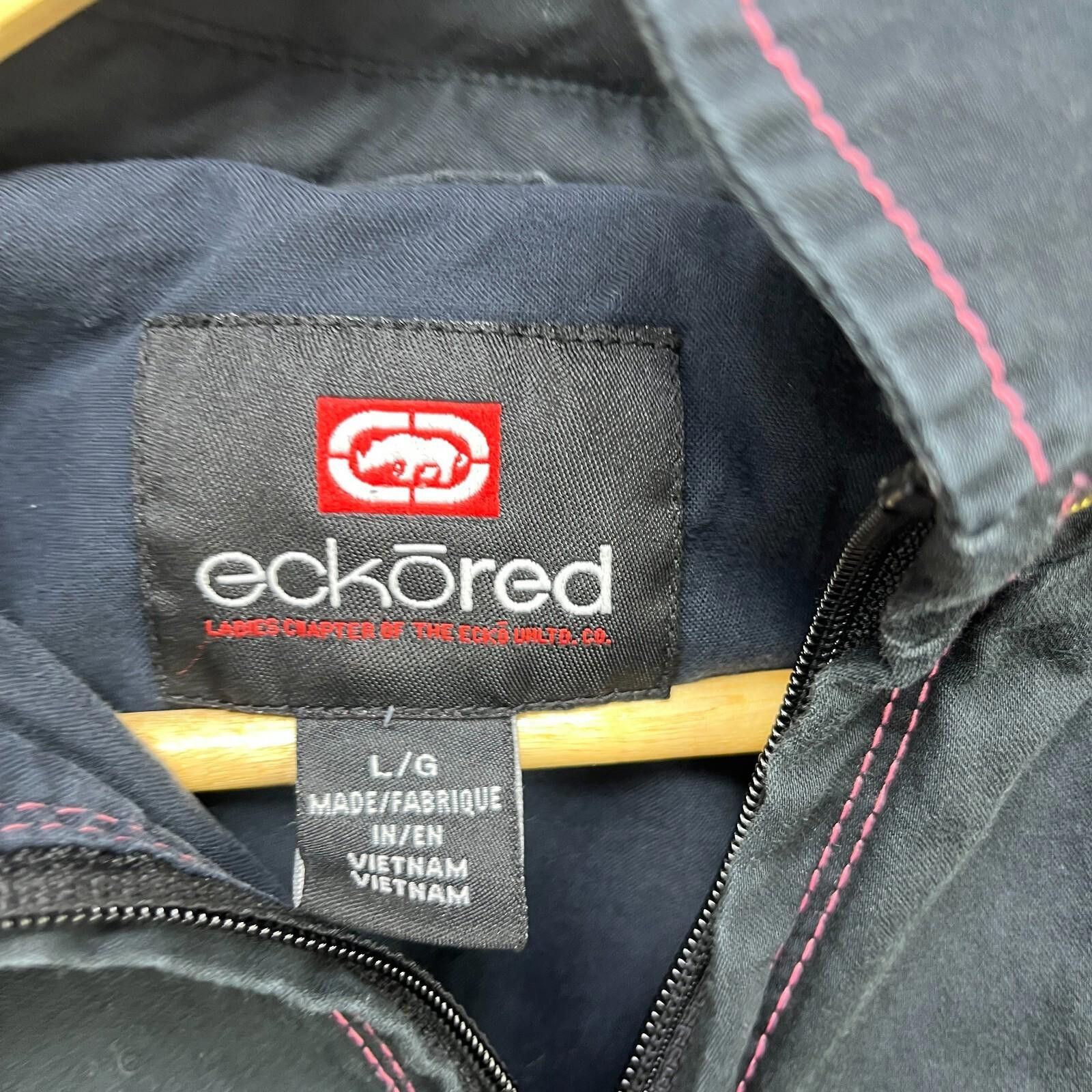 Other Vintage Y2K Ecko Red Zip Up Jacket Hip Hop Womens Large Size L / US 10 / IT 46 - 8 Thumbnail