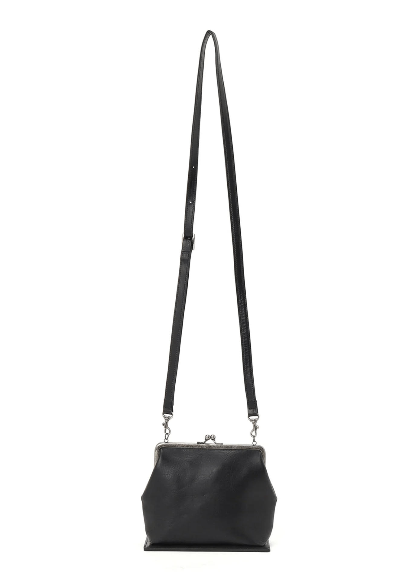 Yohji Yamamoto Y's Yohji Yamamoto MATTE SMOOTH LEATHER METAL CLASP POCHETTE Size ONE SIZE - 2 Thumbnail