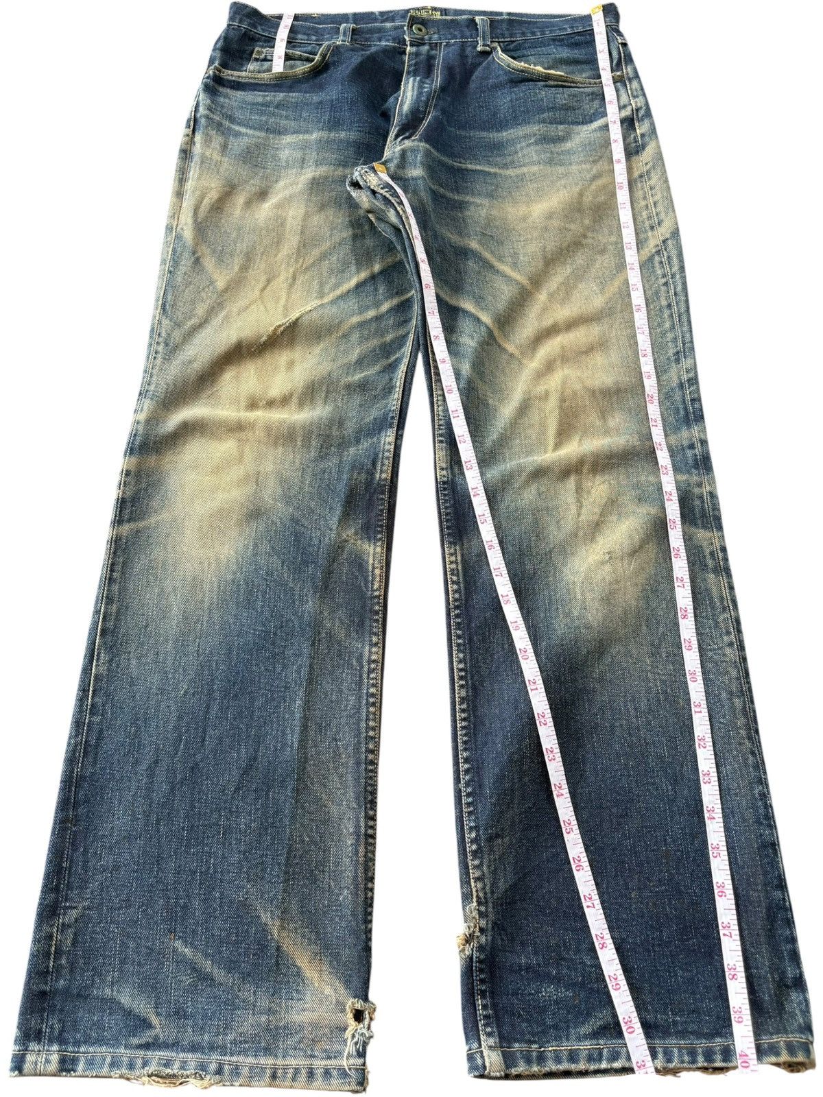 Denime Vintage Japanese Denime Rusty Mud Wash Baggy Jeans Size US 34 / EU 50 - 12 Thumbnail