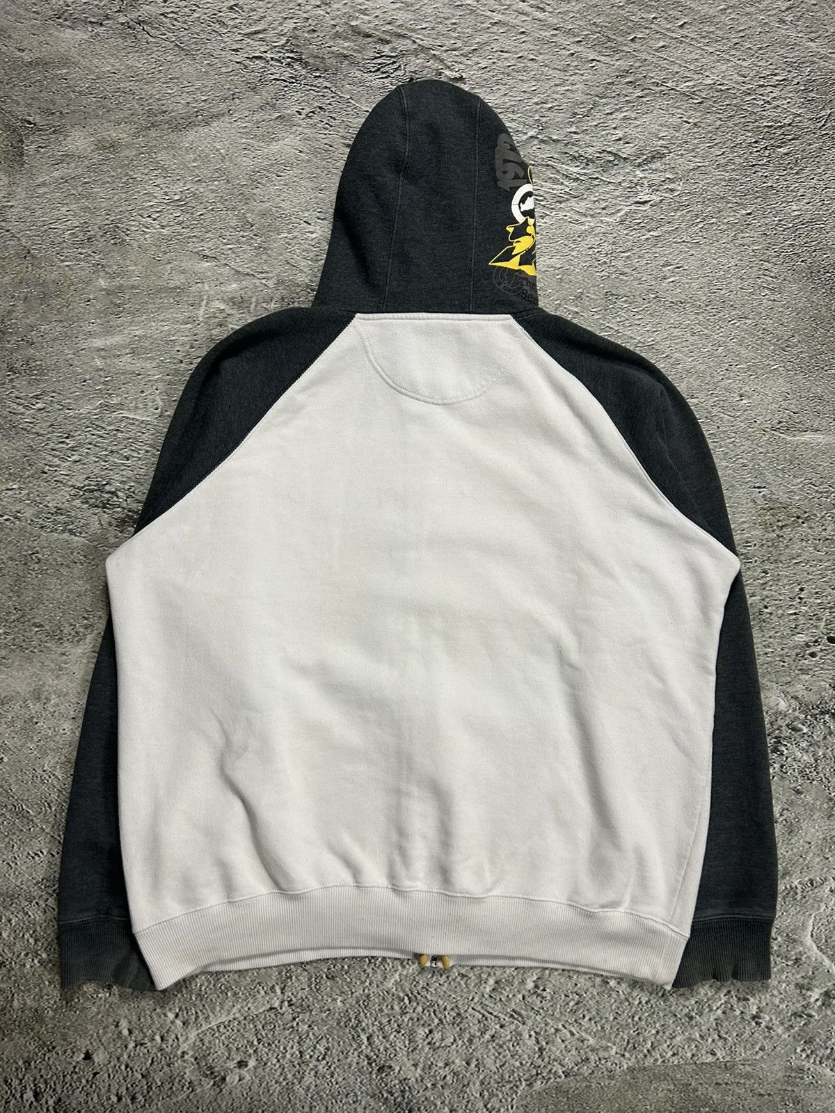 Ecko Unltd. × Vintage Ecko Unltd vintage zip hoodie white grey yellow big logo Y2K Size US XL / EU 56 / 4 - 10 Thumbnail