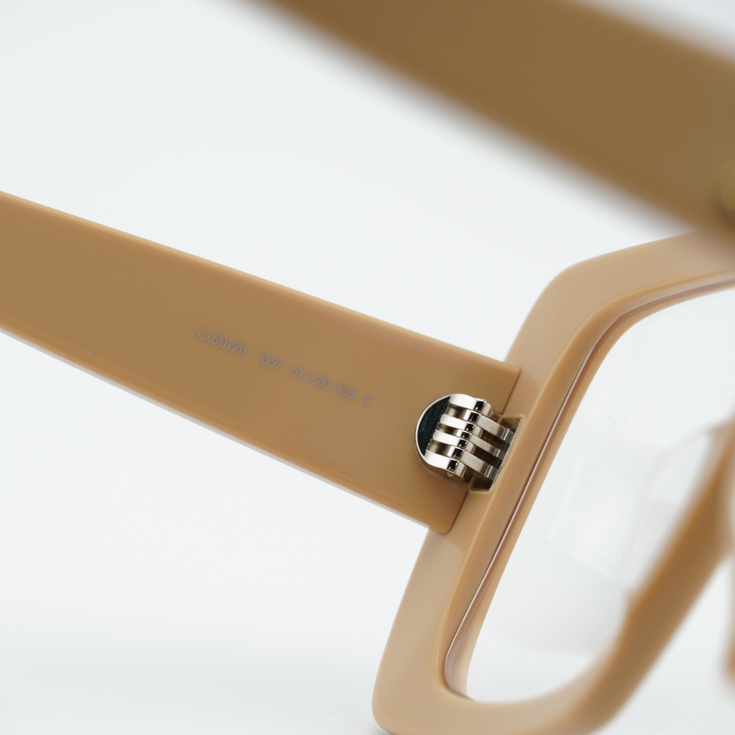 Celine Celine CL50121I 057 Eyeglasses Nude 51mm Square Frame Size ONE SIZE - 8 Thumbnail