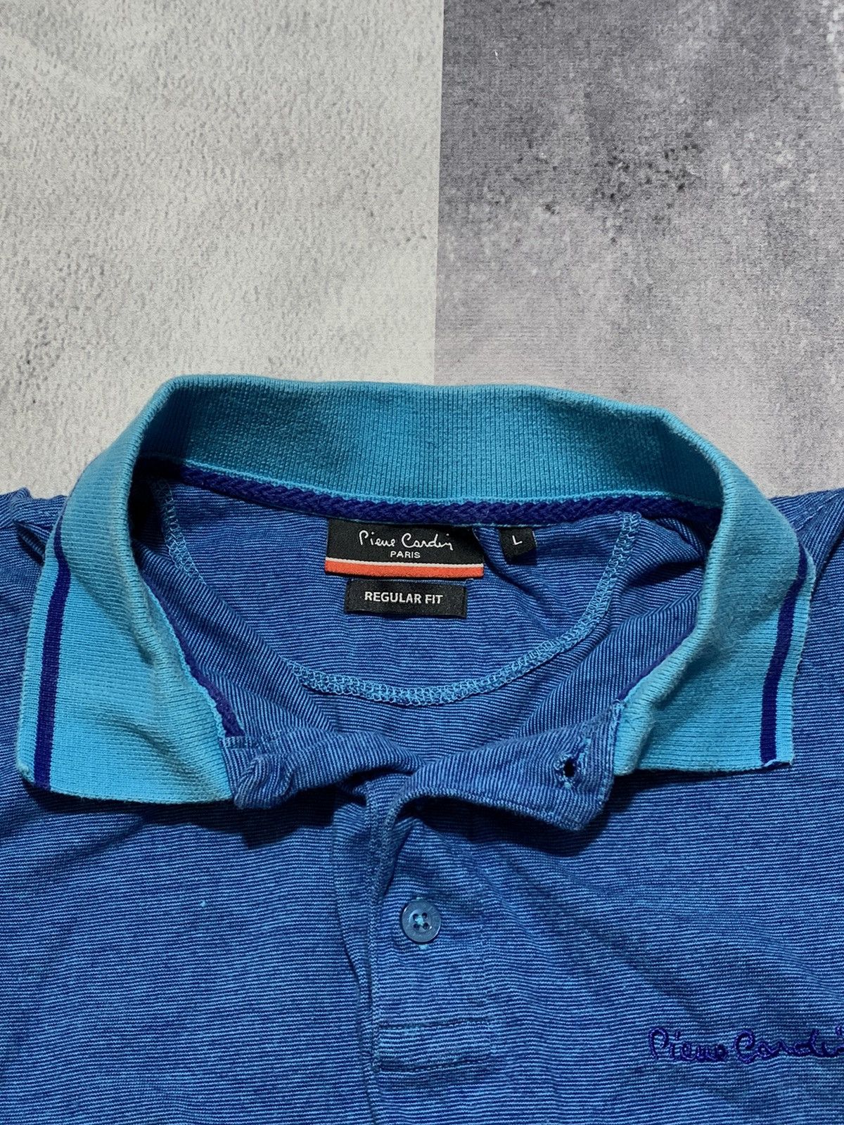Pierre Cardin × Vintage Vintage Y2K Pierre Cardin 1/4 button polos tee size L Size US L / EU 52-54 / 3 - 4 Thumbnail