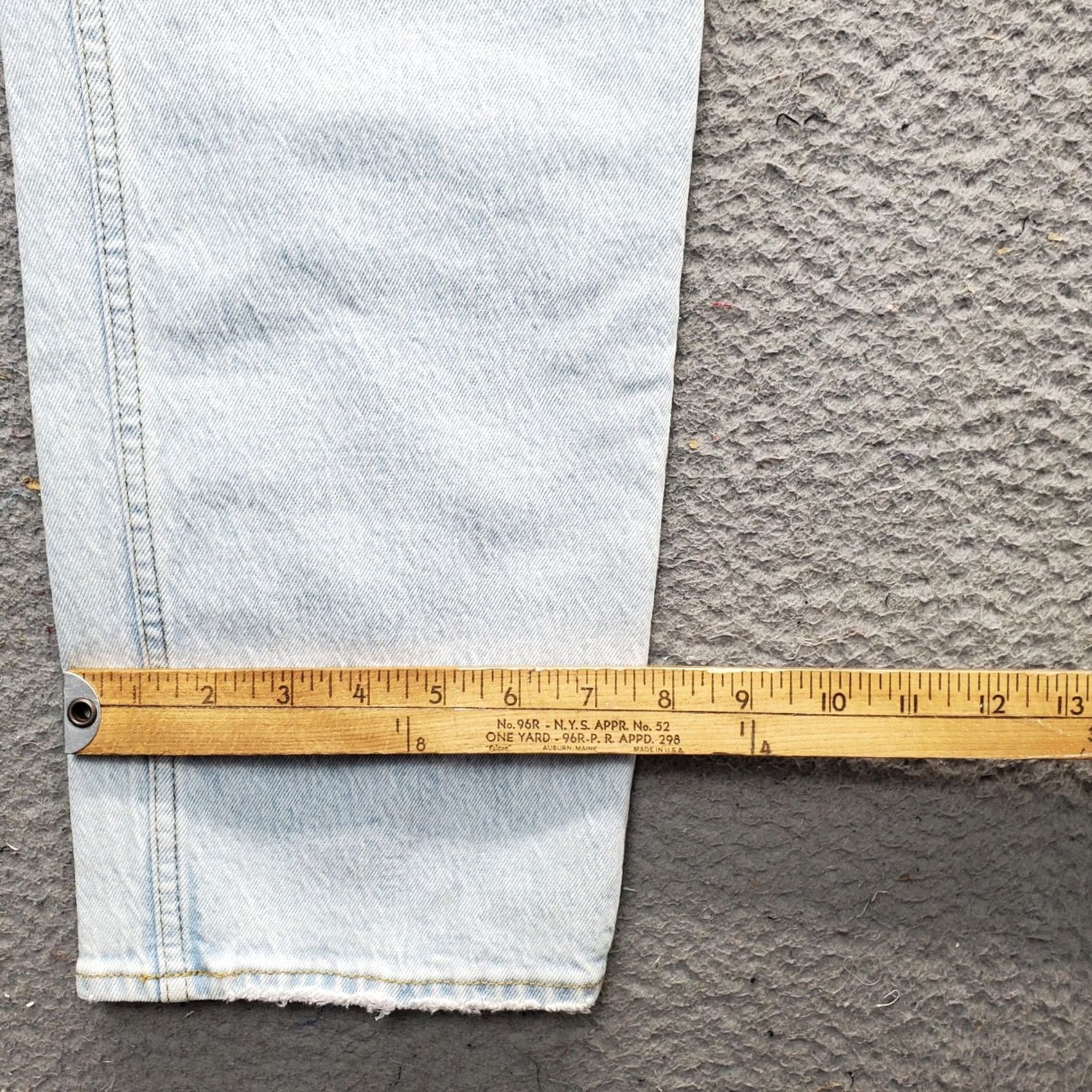 Abercrombie & Fitch Abercrombie & Fitch Curve Love 90's Straight Jeans Womens Size 4 Blue High Rise Size 27" / US 4 / IT 40 - 5 Thumbnail