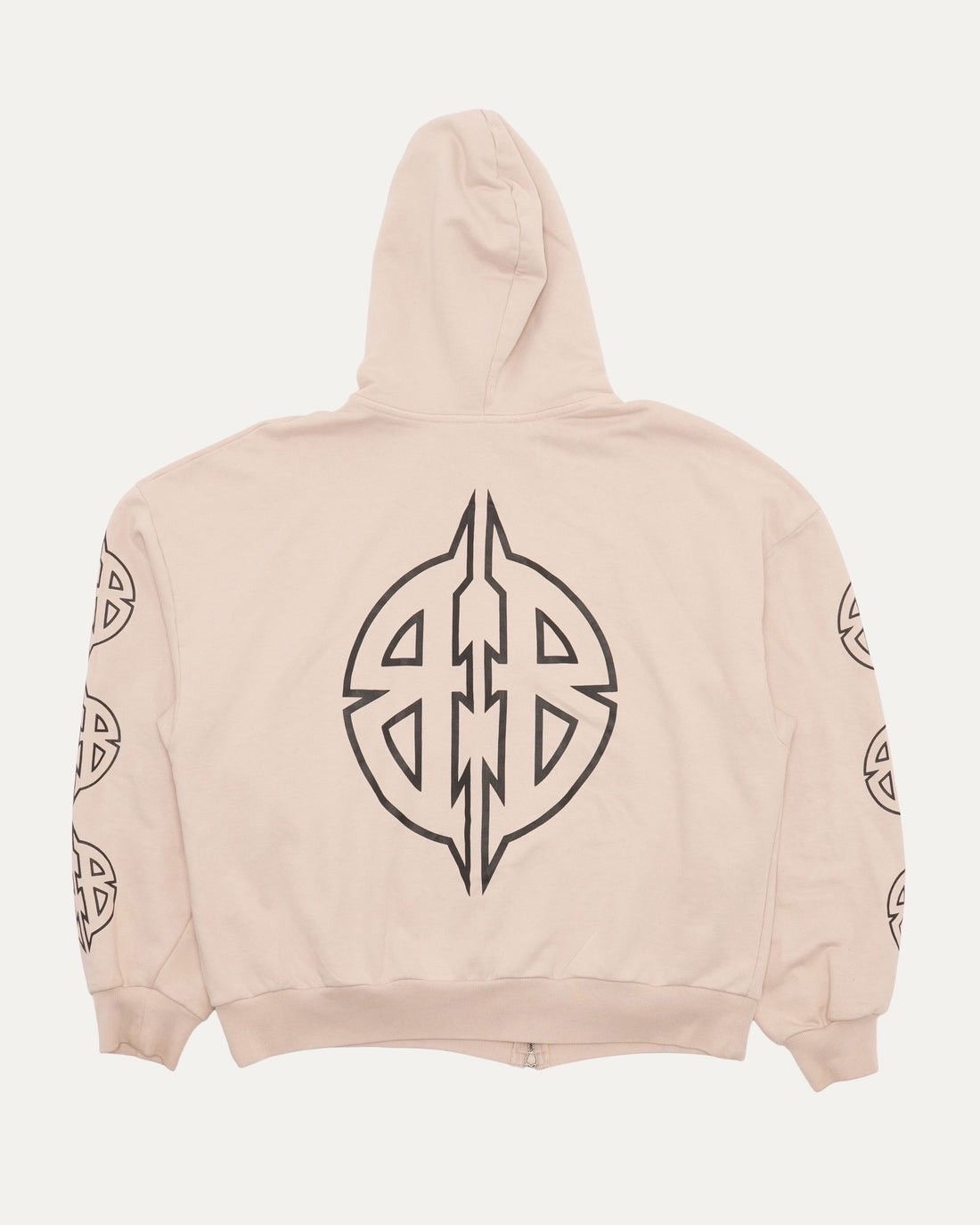 Balenciaga Metal BB Stencil Zip Up Hoodie Size US L / EU 52-54 / 3 - 2 Thumbnail