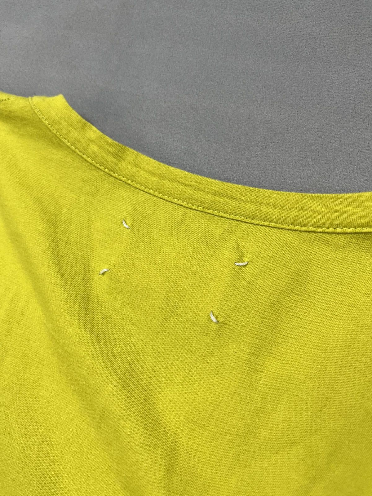 Maison Margiela Maison Margiela Line 1 FW2015 Layered Seam V-Neck T-Shirt a Size S / US 4 / IT 40 - 15 Thumbnail