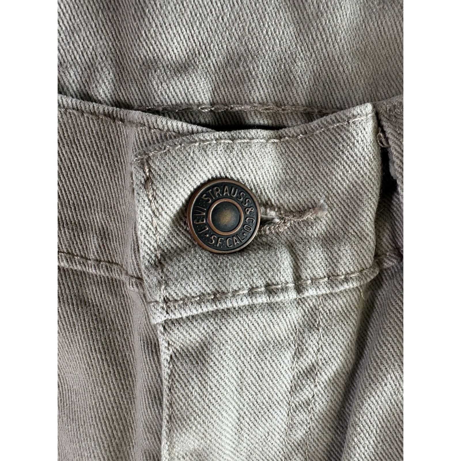 Levi's Levis 513 Denim Cutoffs Shorts Tan Sz29 Streetwear Outdoor Size US 29 - 12 Thumbnail