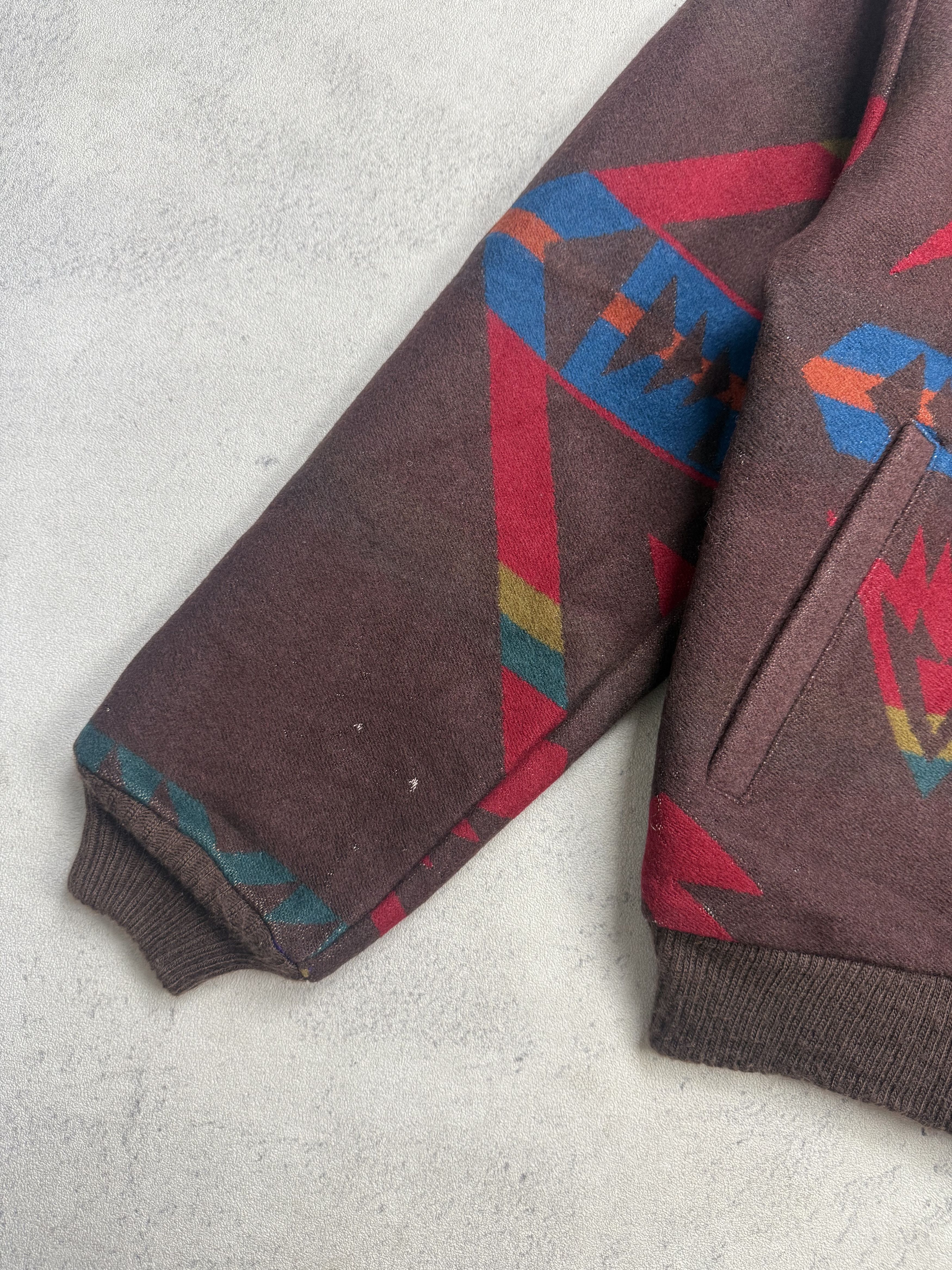 80s Pendleton High Grade Western Wear Aztec Wool Jacket
