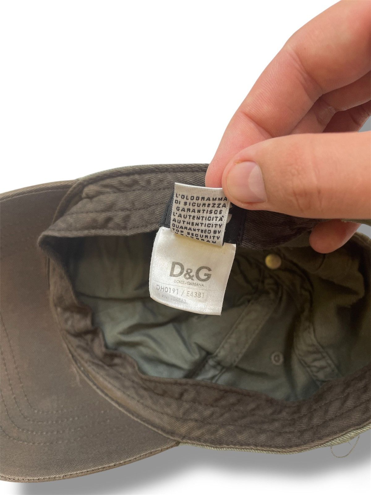 Dolce & Gabbana dolce gabbana Faded Y2K Vintage D&G hat Size ONE SIZE - 7 Thumbnail