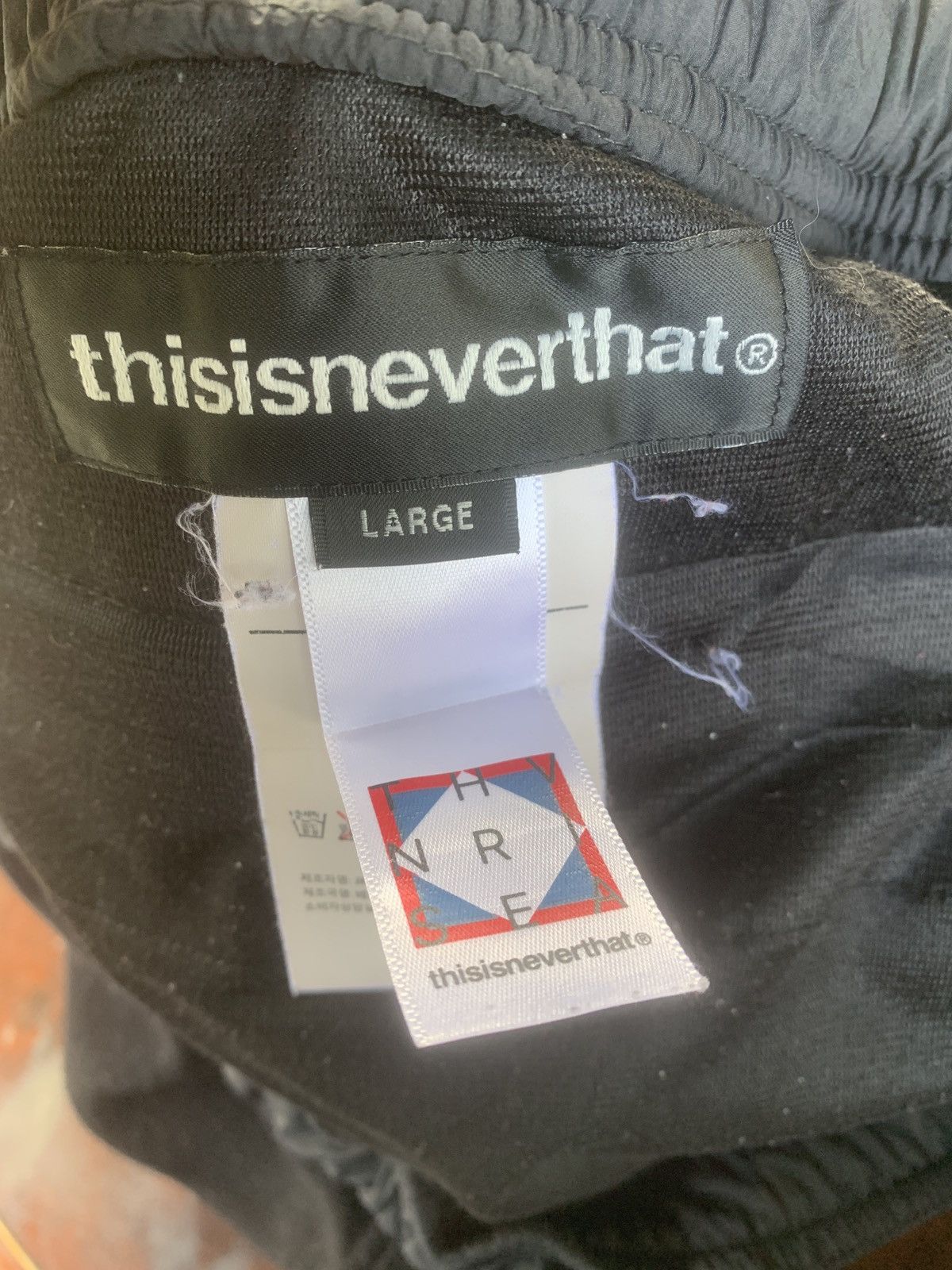 thisisneverthat This is never that black fleece joggers Size US 35 - 7 Thumbnail