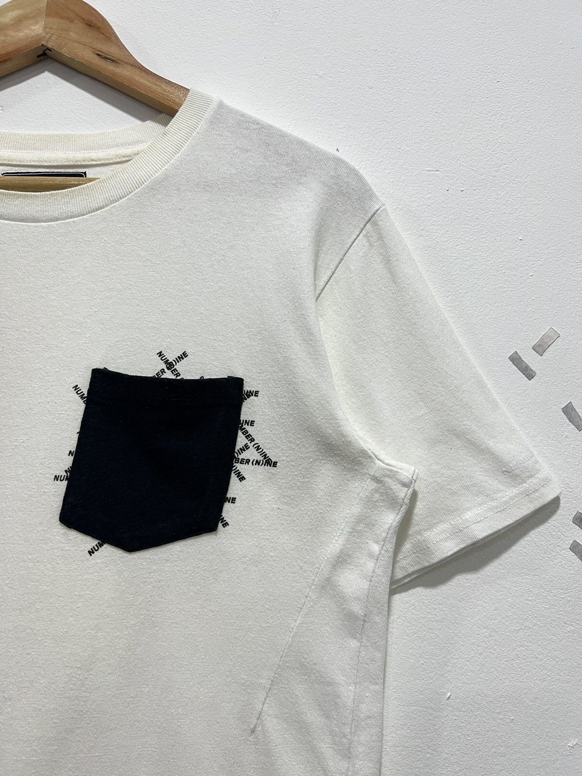 Number (N)ine × Vintage Number (N)ine Multi Spellout Blank Pocket Tshirt Size US M / EU 48-50 / 2 - 2 Thumbnail