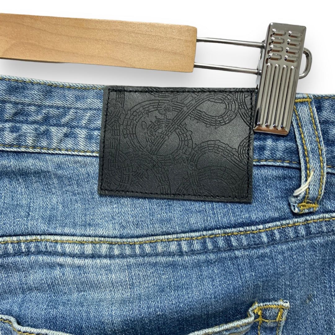 Number (N)ine NUMBER NINE NANO UNIVERSE CROPPED DISTRESSED DENIM JEANS Size US 33 - 5 Thumbnail