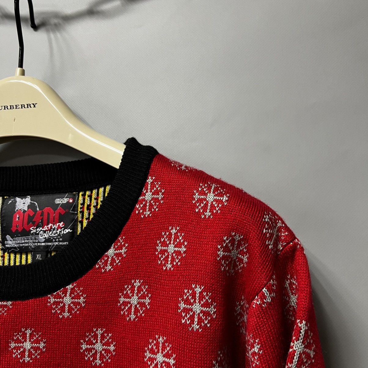 AC/DC AC/DC Hells Bells Christmas Sweater Official Y2K Size US XL / EU 56 / 4 - 11 Thumbnail