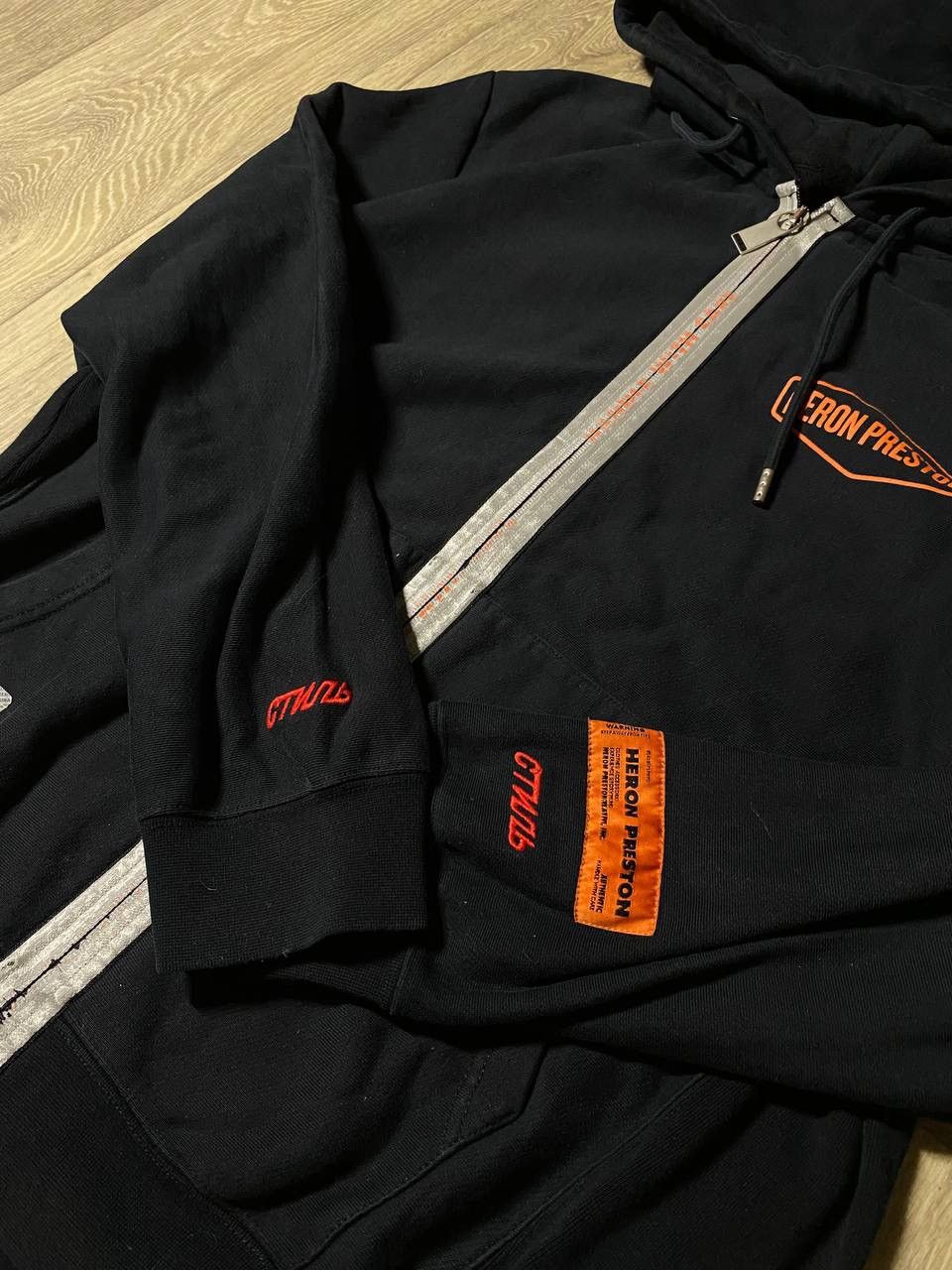 Heron Preston Preston reflective zip hoodie Size US M / EU 48-50 / 2 - 5 Thumbnail