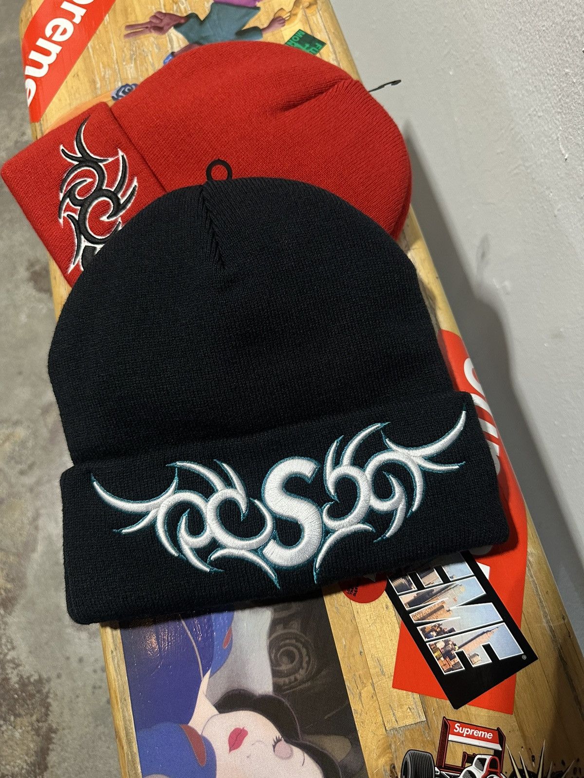 Supreme (Navy) Supreme Tribal Beanie Size ONE SIZE - 6 Thumbnail