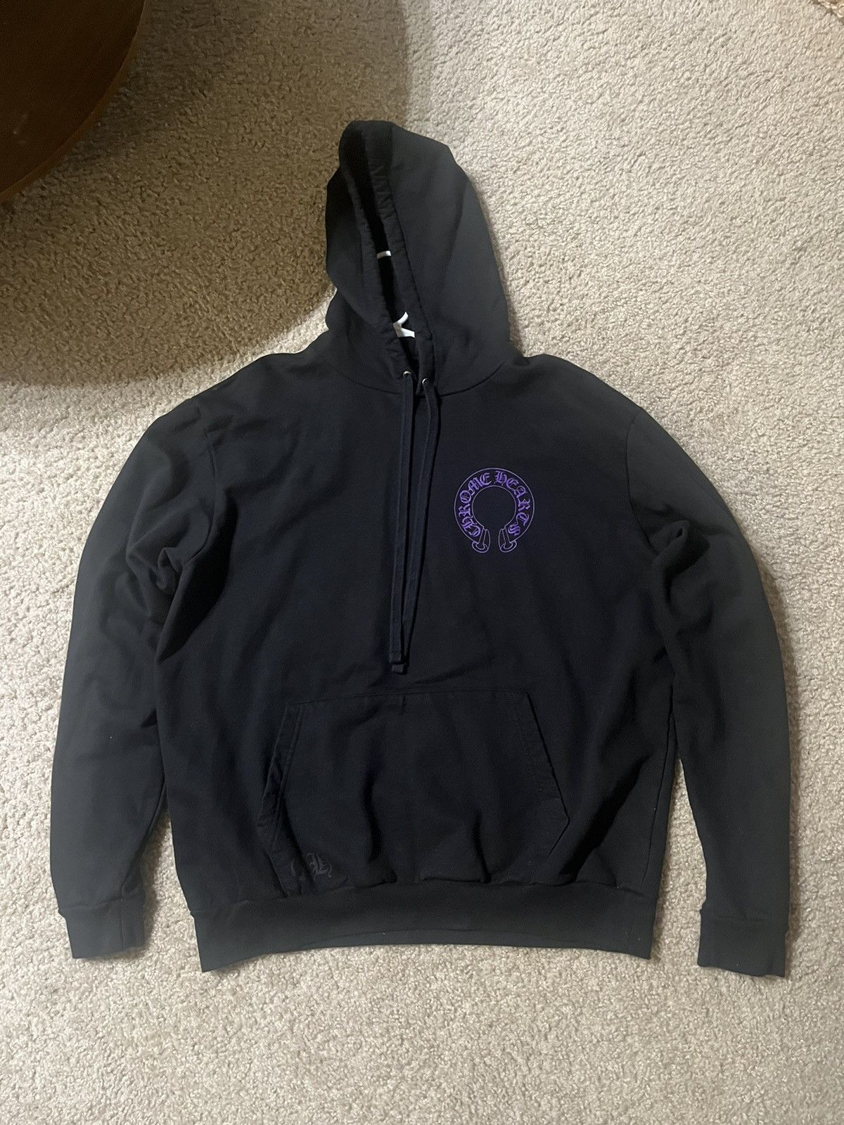 Chrome Hearts Chrome Hearts Friends and Family Purple Hoodie | Grailed