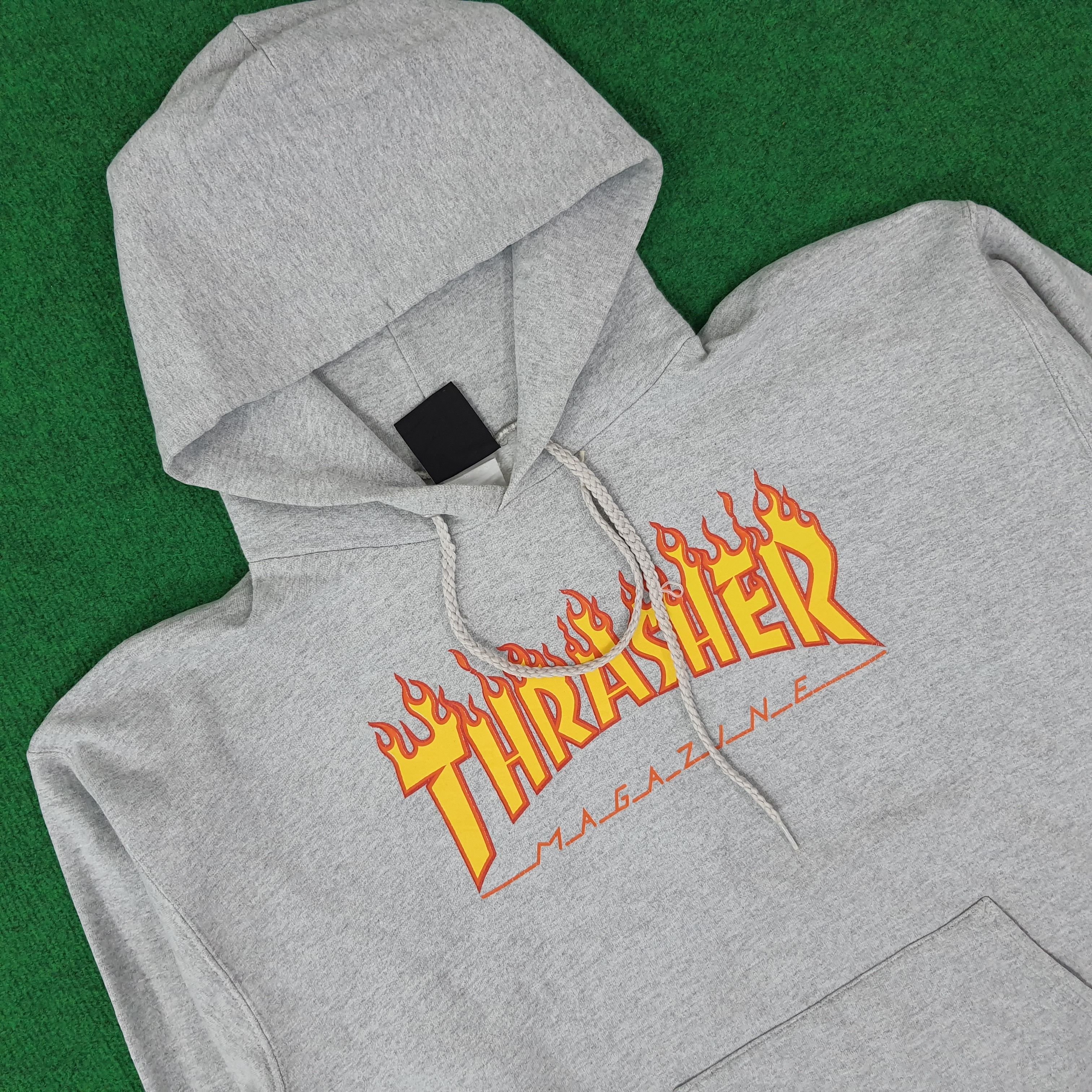 Thrasher Vintage Thrasher Magazine Skatewear Hoodie C243N10 Size US M / EU 48-50 / 2 - 2 Thumbnail