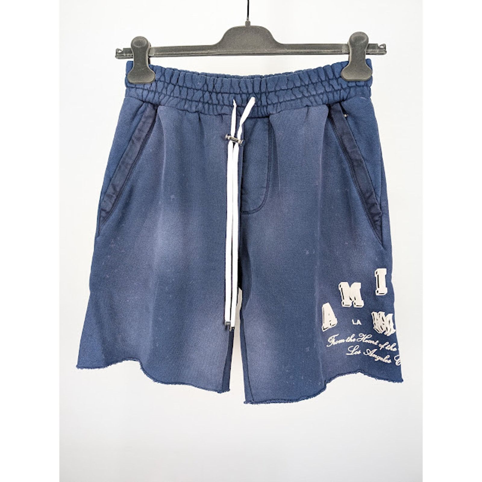 Amiri o1rshd1 Vintage Collegiate Shorts in Blue Size US 34 / EU 50 - 1 Thumbnail