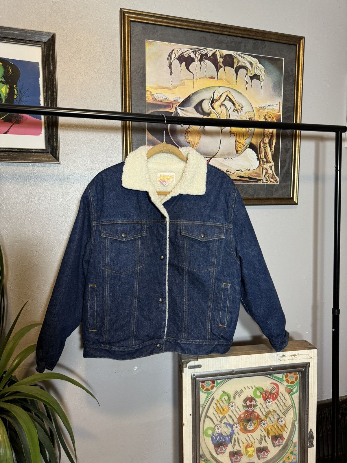 Vintage Vintage Sherpa Lined Denim Jacket Size US XL / EU 56 / 4 - 1 Thumbnail