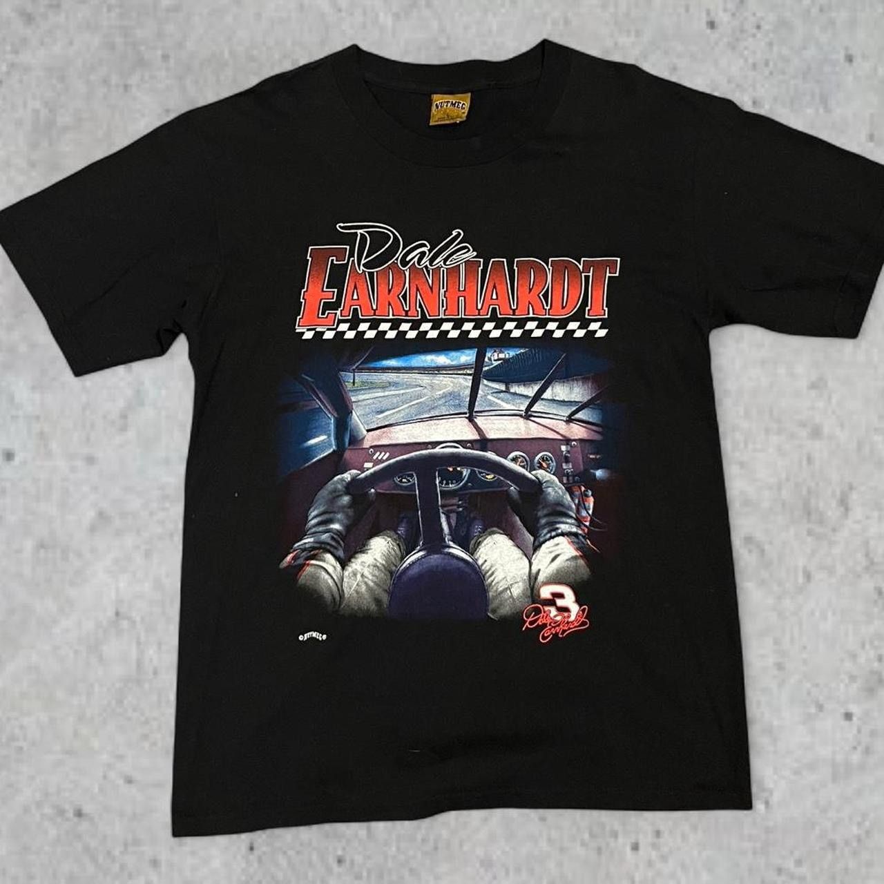 Nutmeg RARE 90s Dale Earnhardt Nutmeg black racing tee Size US L / EU 52-54 / 3 - 2 Thumbnail