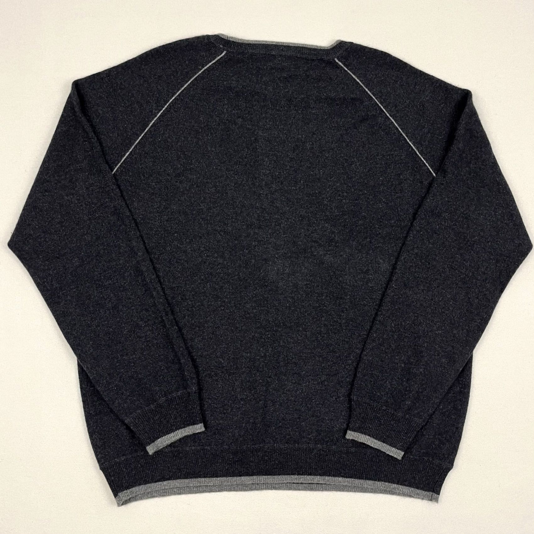 Vintage Hammacher Schlemmer Cashmere Sweater Mens 2XL Blue Old Money Quiet Luxury Pullover Knit Crew Neck Classic Size US XXL / EU 58 / 5 - 7 Thumbnail