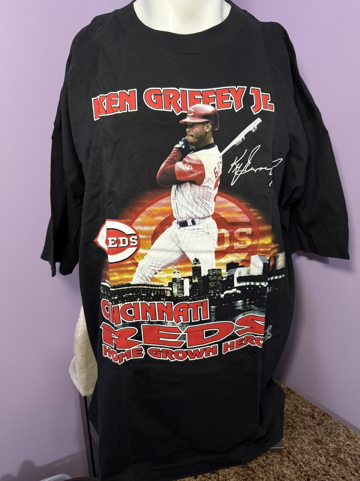 Other Vintage Ken Griffey Jr Cincinnati Reds T-Shirt Mens XXL Size US XXL / EU 58 / 5 - 1 Thumbnail