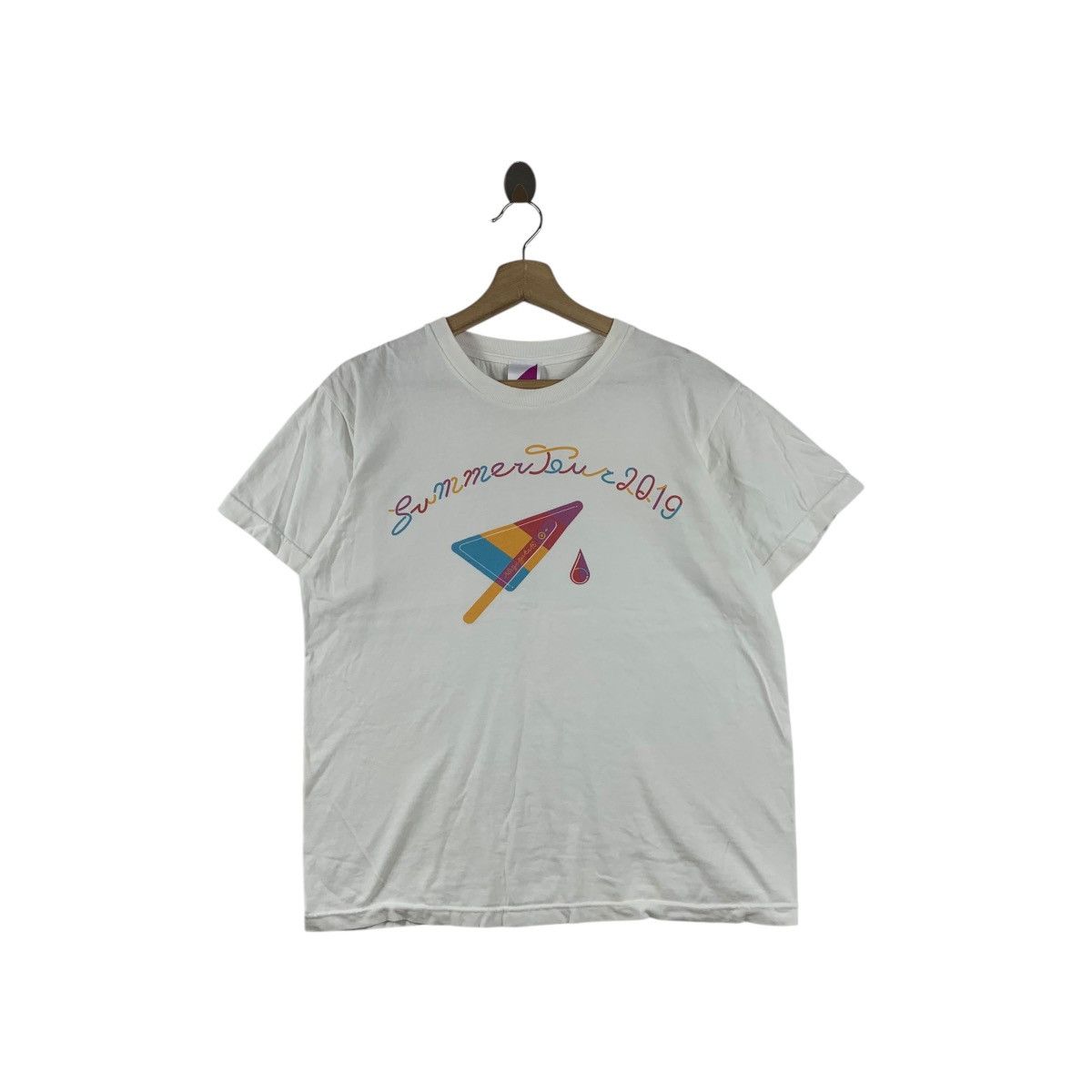 Vintage NOGIZAKA46 JAPAN IDOL Summertime 2019 Tour Tee Shirt Top Size US M / EU 48-50 / 2 - 1 Thumbnail