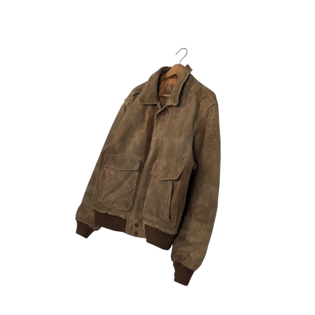 Japanese Brand 🔥VINTAGE GENUINE LEATHER BOMBER JACKET MUV BIRN ISSEY MIYAKE Size US M / EU 48-50 / 2 - 4 Thumbnail