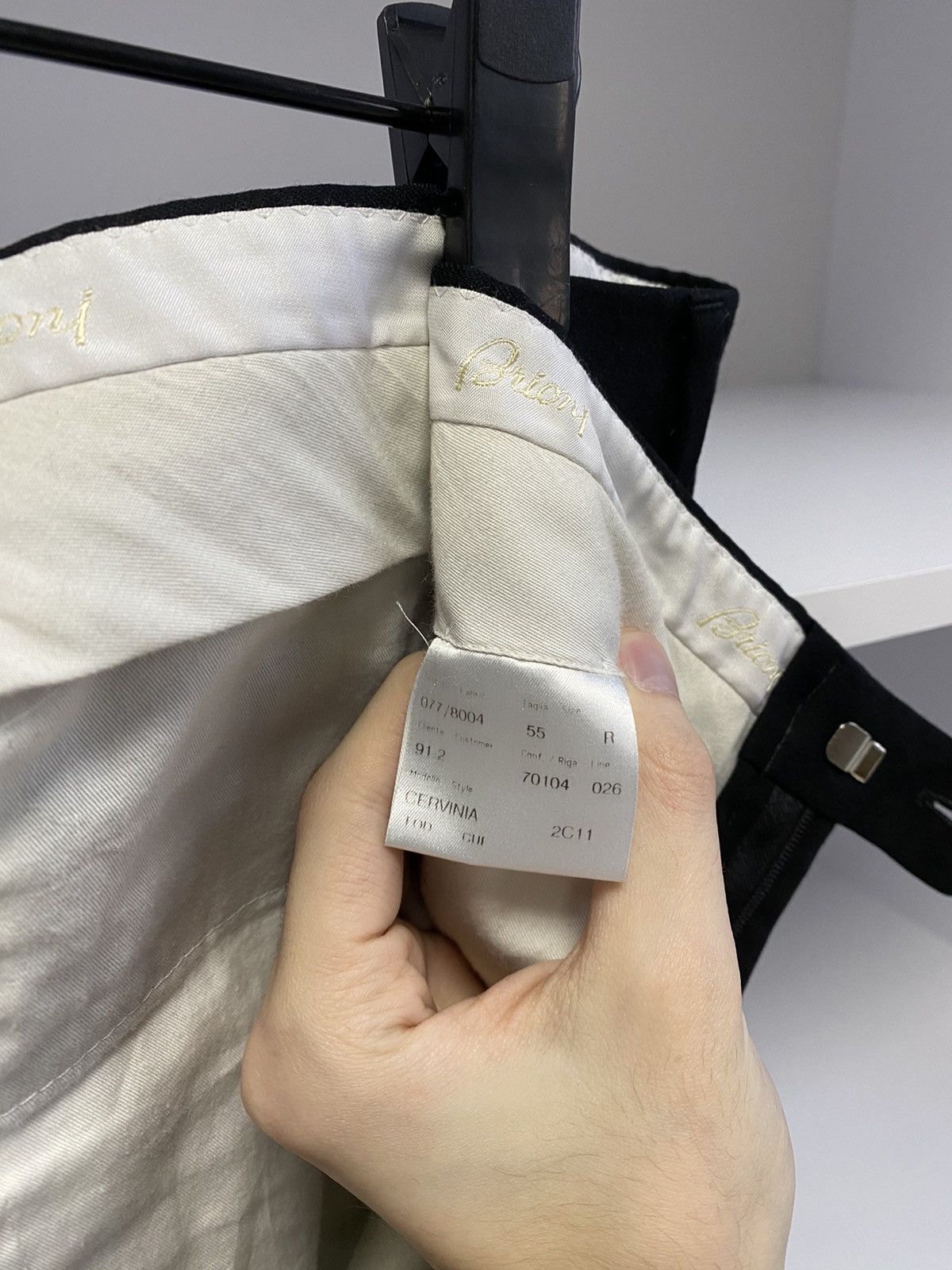 Brioni × Designer × Vintage Vintage Brioni Luxury Old Money Style Pants Size US 34 / EU 50 - 9 Thumbnail