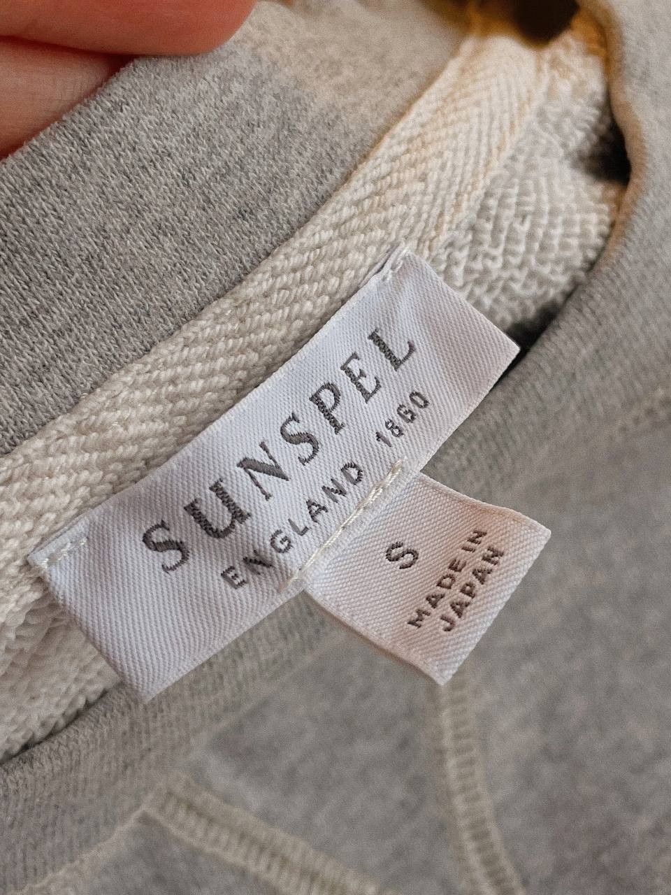 Sunspel Sunspel Grey Cotton Sweatshirt Size US S / EU 44-46 / 1 - 8 Thumbnail