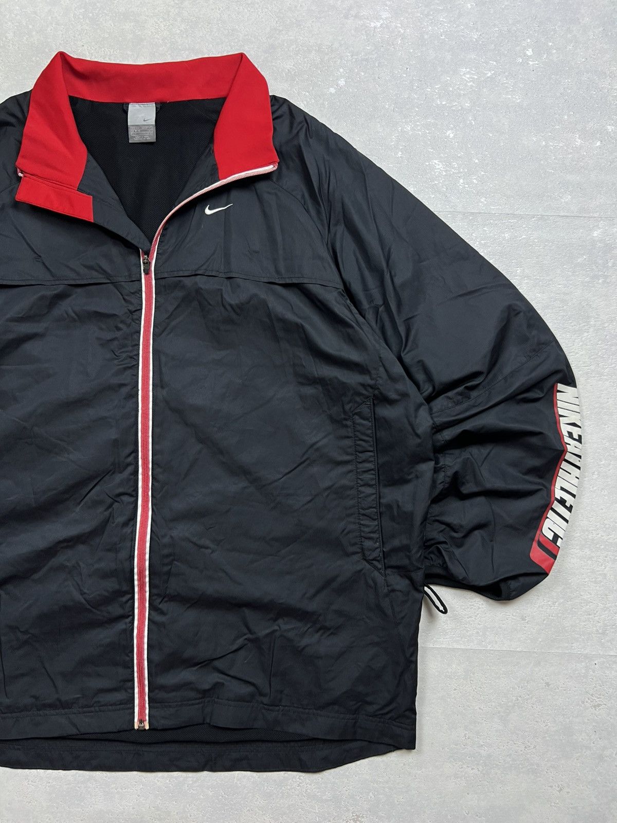 Nike 90s Nike Swoosh Athletic Vintage Y2K Oversized Retro Jacket Size US XXL / EU 58 / 5 - 3 Thumbnail