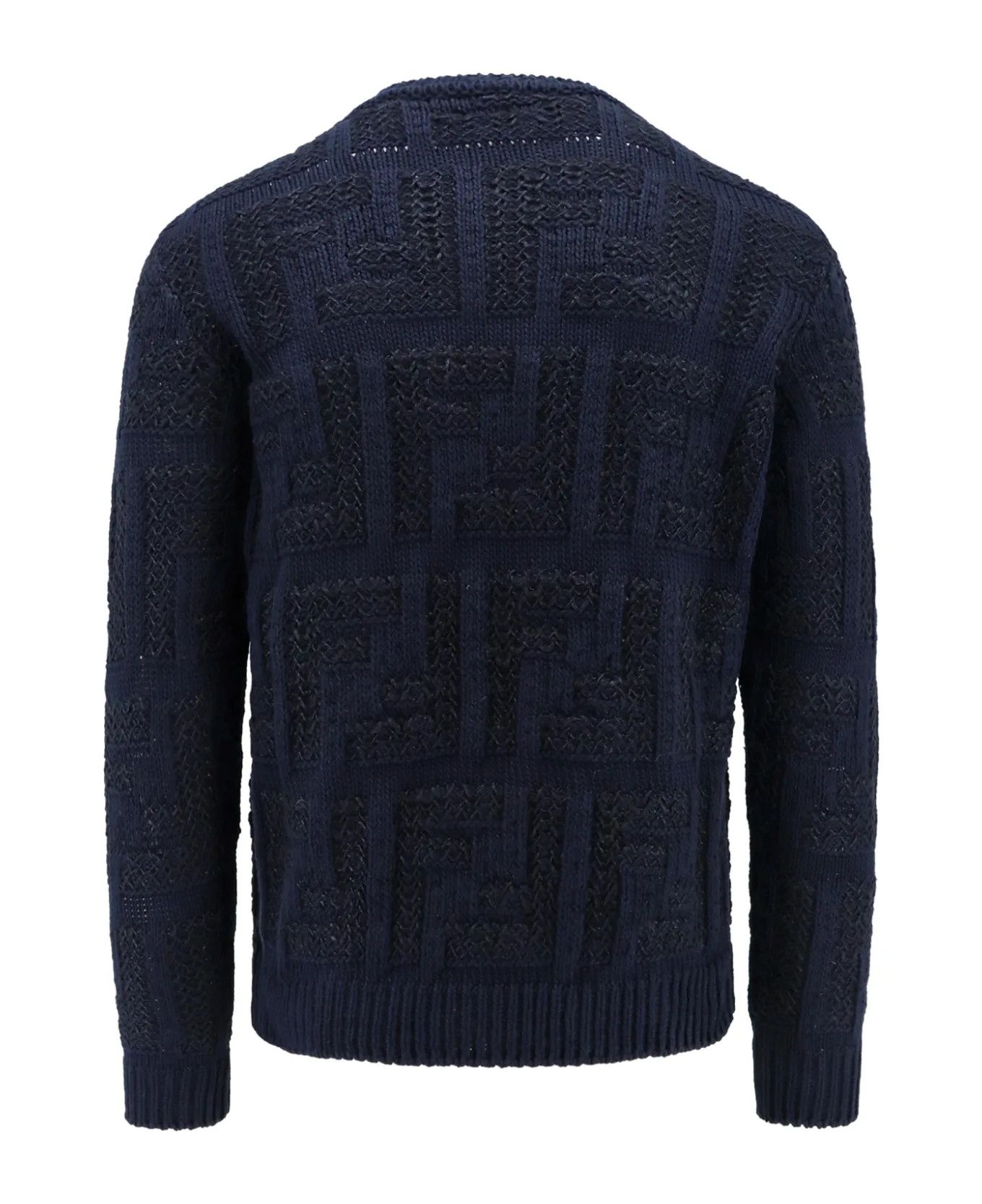 Fendi o1s1wg110226 Pullover in Midnight Blue Size US L / EU 52-54 / 3 - 2 Thumbnail