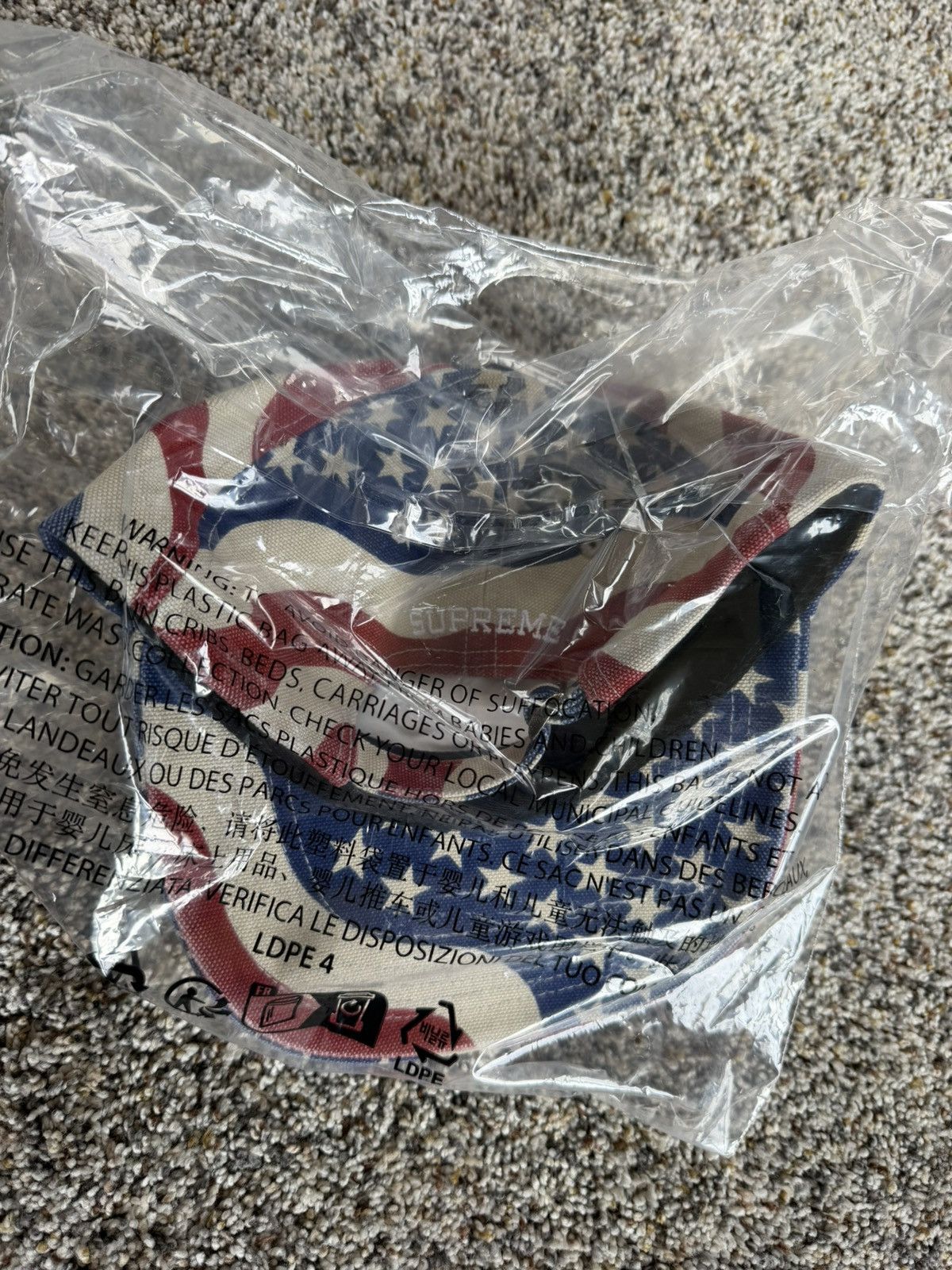 Supreme Pigment Coated S Logo 6-Panel USA SS26 Size ONE SIZE - 6 Thumbnail