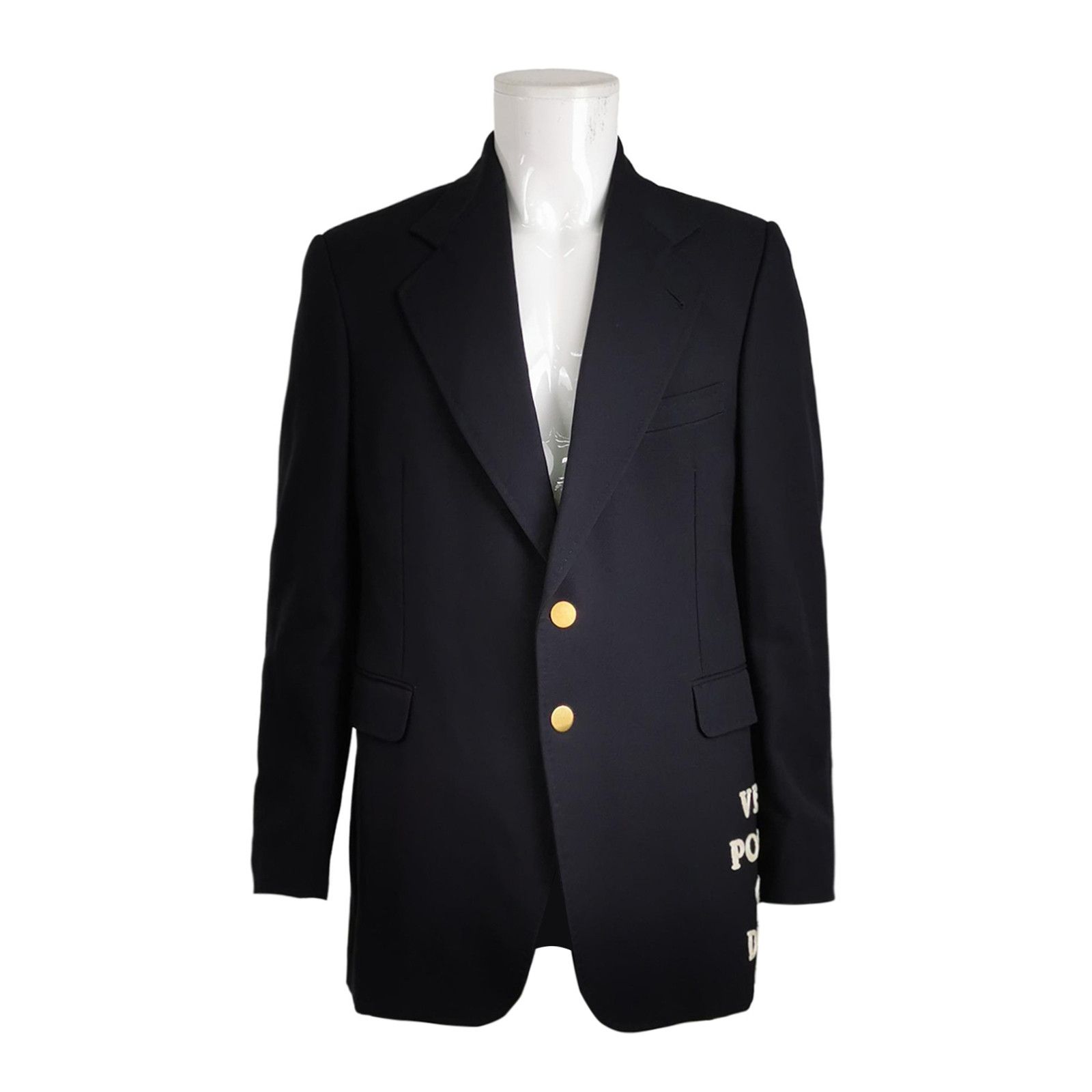 Gucci Gucci Wool Letter Pattern Lapel Coat XXL Size US XXL / EU 58 / 5 - 1 Thumbnail