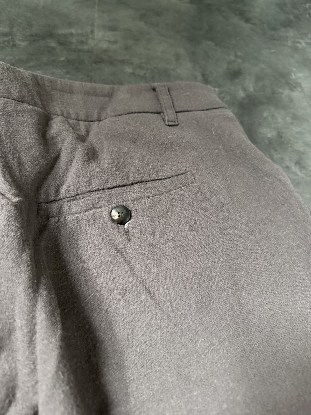 Rick Owens F/W 10 "GLEAM" Cropped Pleated Runway Wool Pants Size US 32 / EU 48 - 10 Thumbnail
