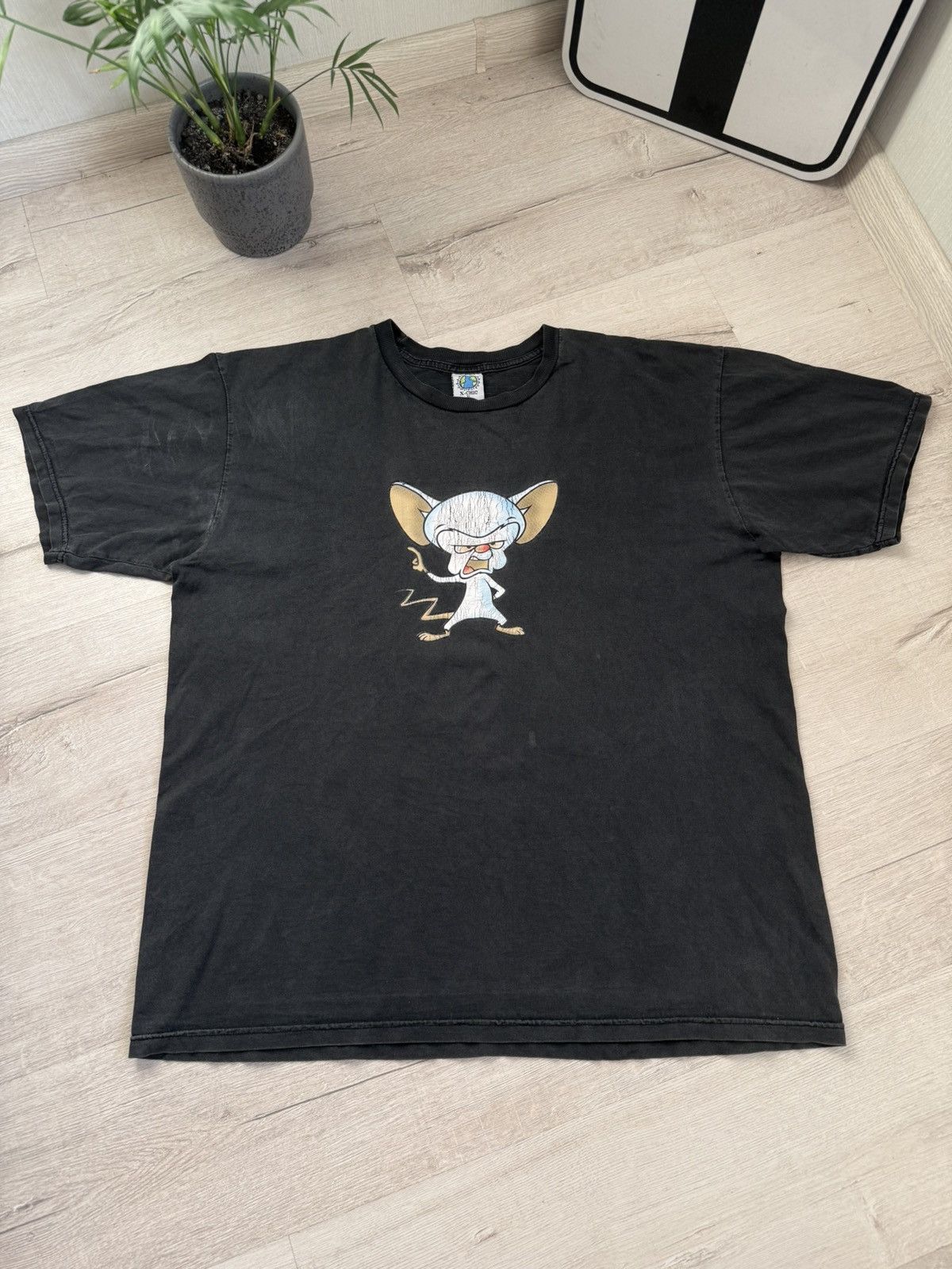 Cartoon Network × Vintage × Warner Bros Archive 90s Pinky & The Brain Angry Faded T-shirt Distressed Size US XL / EU 56 / 4 - 3 Thumbnail