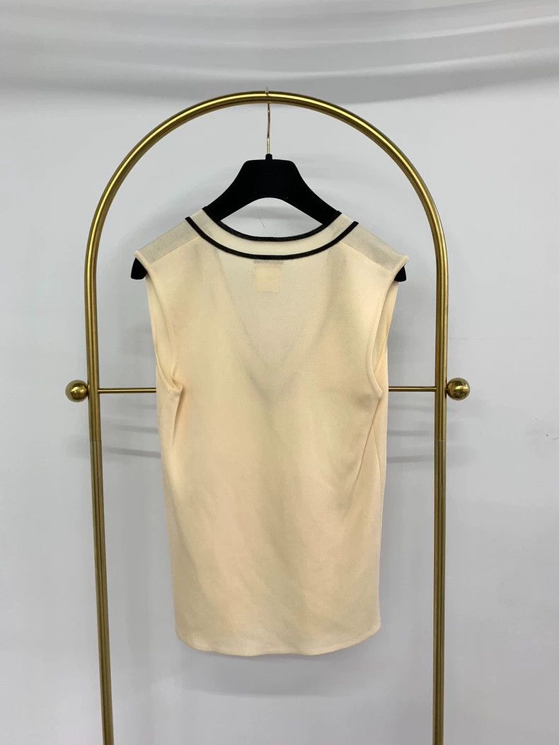 Chanel Chanel V-neck vest Size XXS / US 00 / IT 34 - 3 Thumbnail