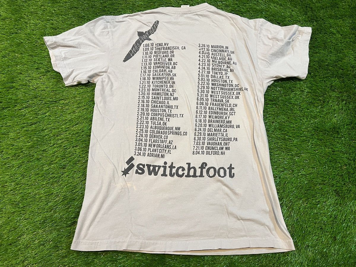 Band Tees Vtg Switchfoot Band - 2010 Hello Hurricane Concert Tour Size US M / EU 48-50 / 2 - 5 Thumbnail