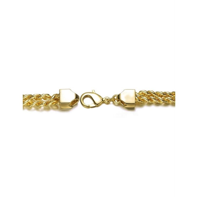 Other 14K Gold Plated or White Gold Plated Mesh Link Bracelet Size ONE SIZE - 2 Thumbnail