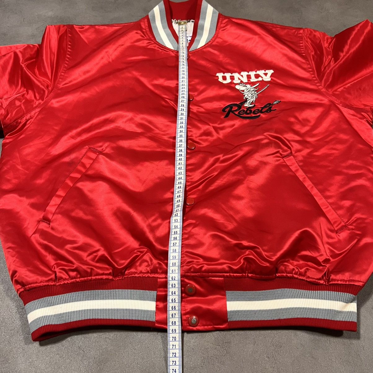 Other VTG 90s 80s UNLV Rebels Satin Jacket Starter XL Made in USA Size US XL / EU 56 / 4 - 12 Thumbnail