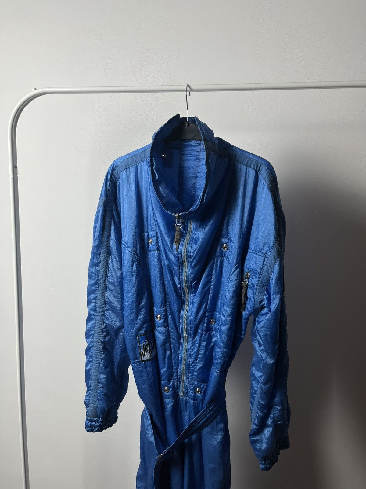 JET SET × Vintage Vintage Jet Set Ski Wear Blue Snowsuit Retro One-Piece Suit Size US M / EU 48-50 / 2 - 2 Thumbnail