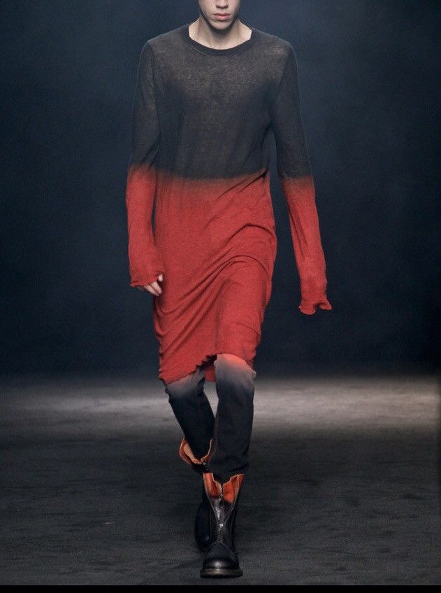 Ann Demeulemeester Ann Demeulemeester 🇮🇹 cognac/blk degrade dayzero boots 11 NEW Size US 11 / EU 44 - 3 Thumbnail