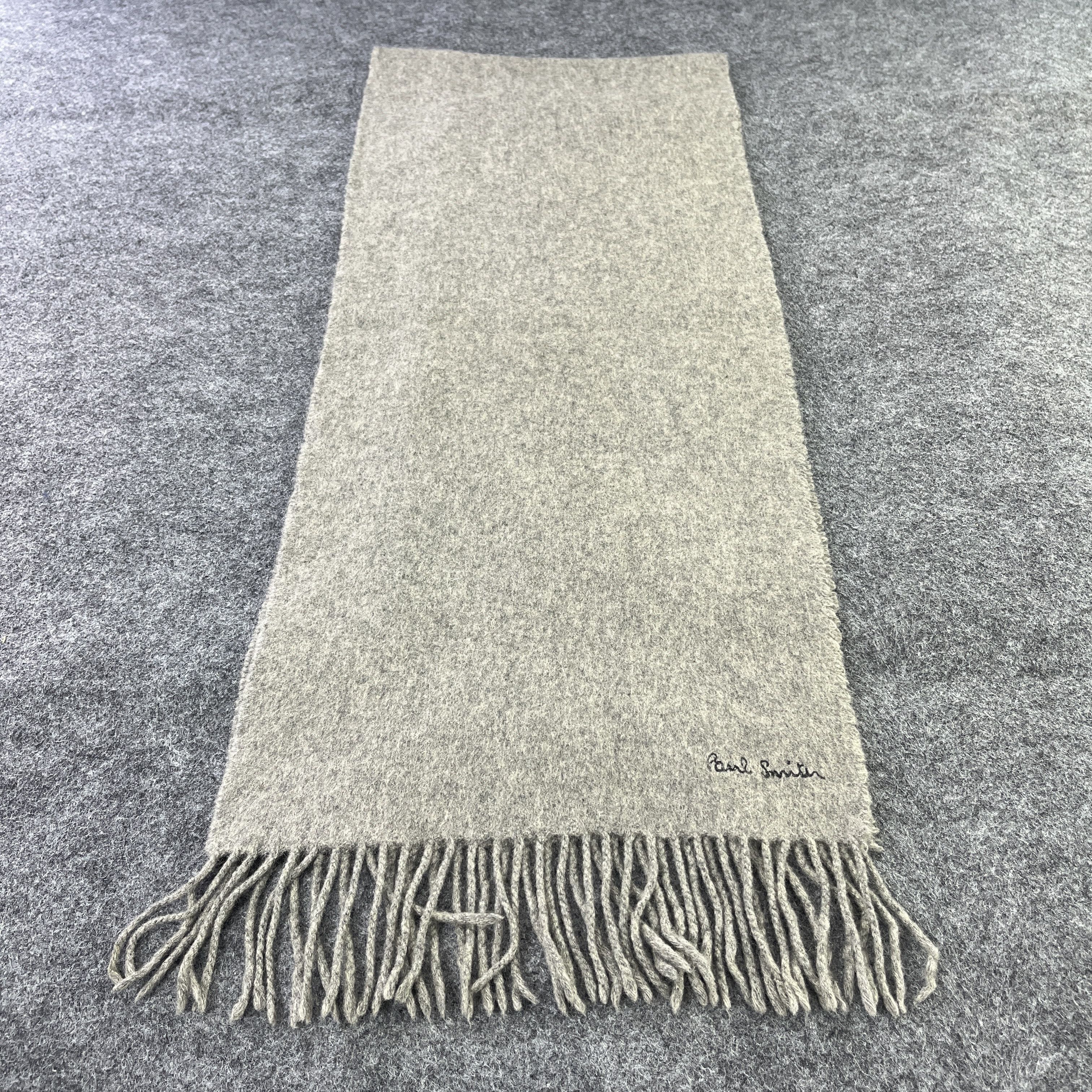 Paul Smith × Vintage Paul Smith Cashmere Scarf / Muffler / Neckwear T837 Size ONE SIZE - 2 Thumbnail