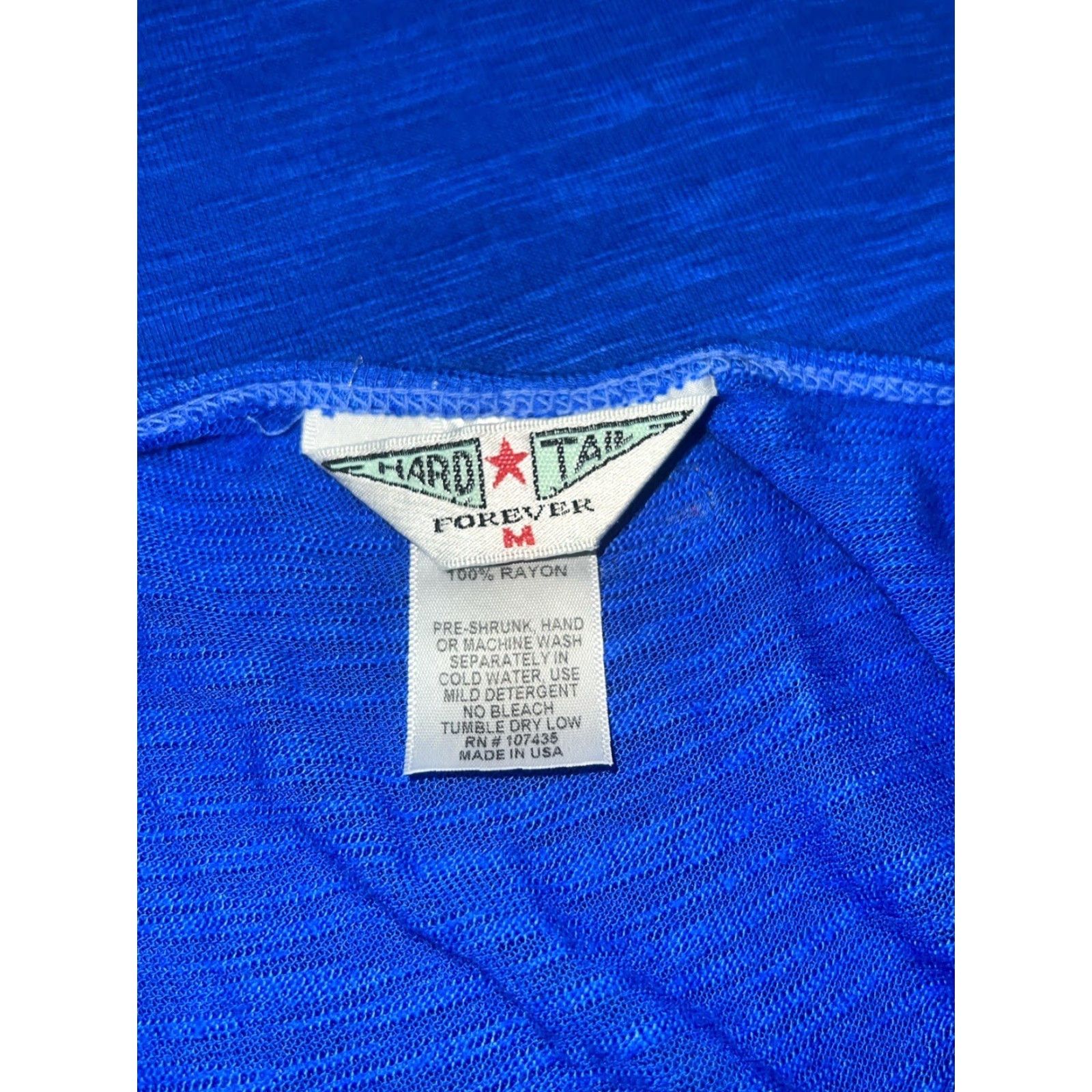 Hard Tail VINTAGE Hard Tail Women's Casual Dress Midi Rayon Blue Medium Tank Dress Size M / US 6-8 / IT 42-44 - 5 Thumbnail