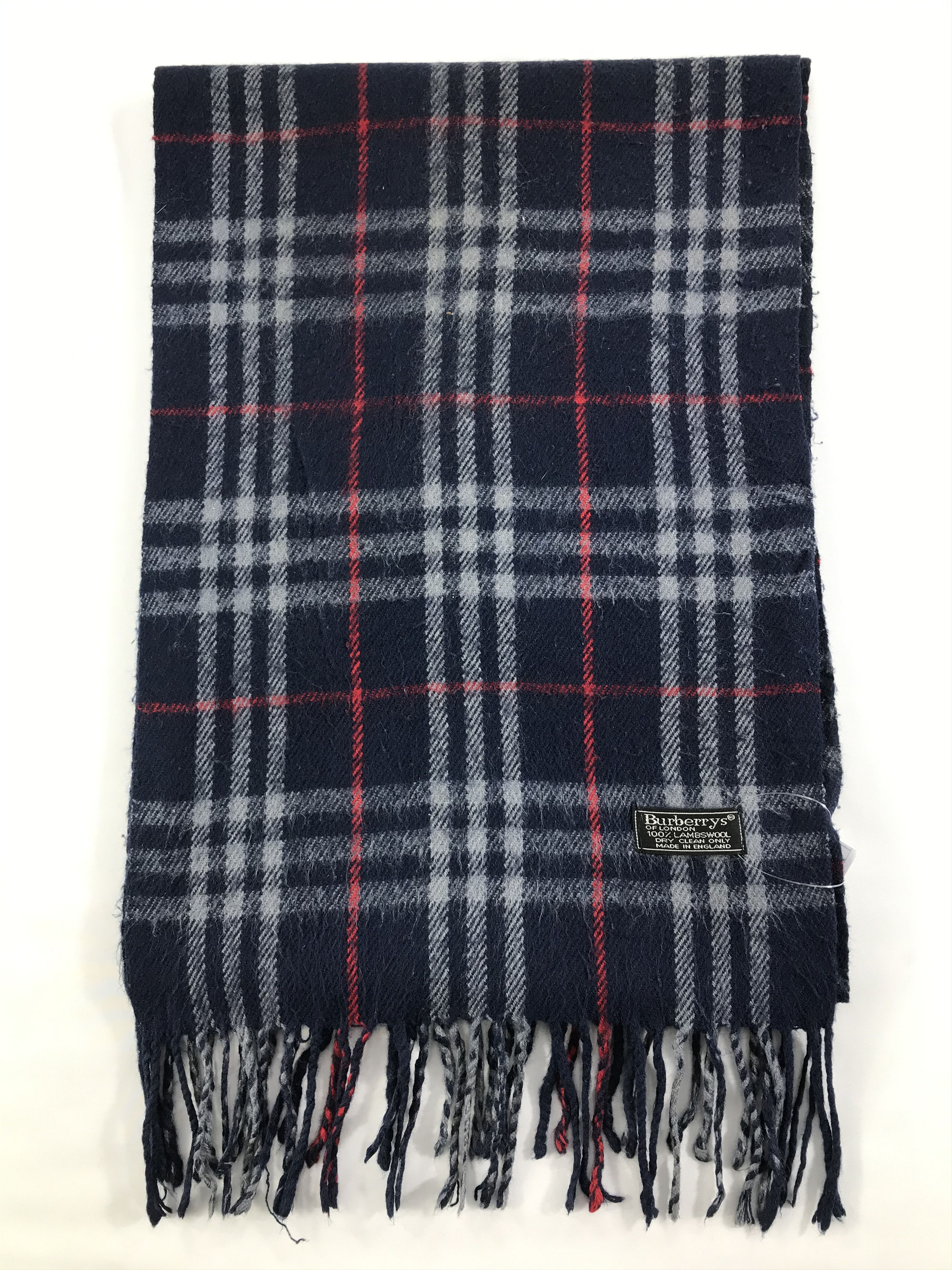 Burberry × Vintage Burberry Scarf / Muffler / Neckwear - WW2683 Size ONE SIZE - 2 Thumbnail