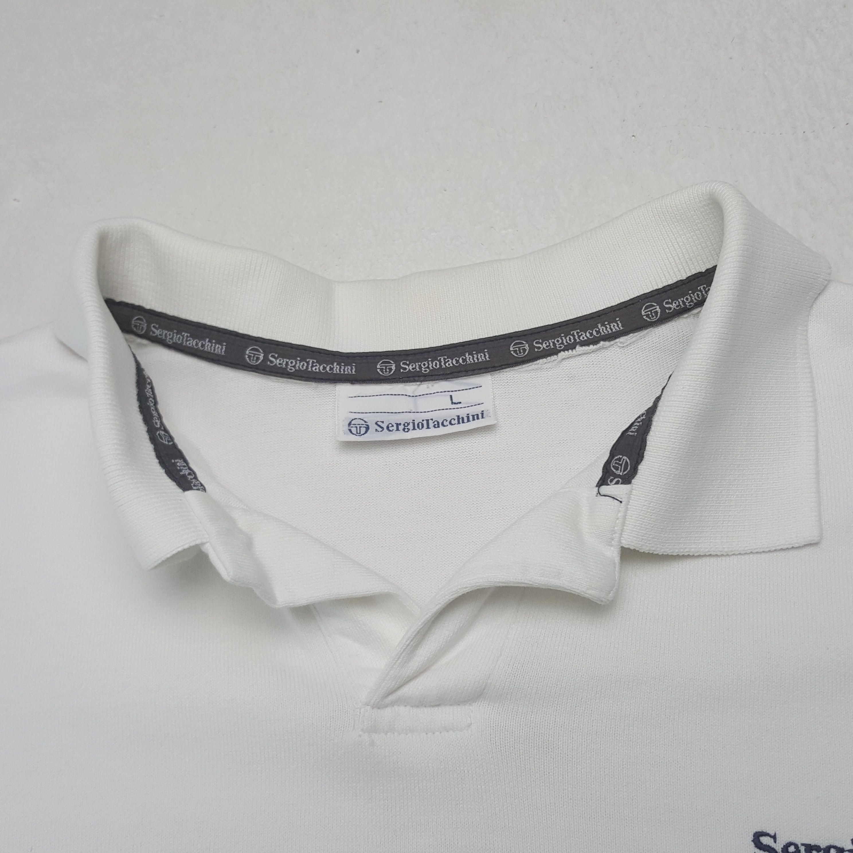 Sergio Tacchini Vintage Sergio Tacchini Sport Style Polos RR30 Size US XL / EU 56 / 4 - 4 Thumbnail