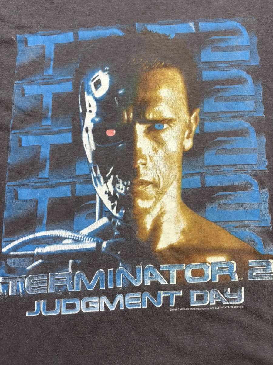 Vintage Vintage 1991 Terminator 2 Judgment Day Movie T-Shirt Movie Size US L / EU 52-54 / 3 - 5 Thumbnail