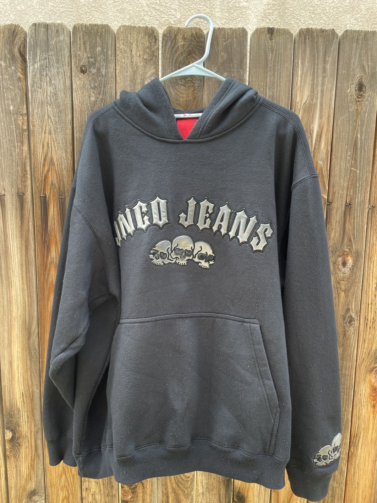 image of Jnco Hoodie in Black, Men's (Size 2XL)