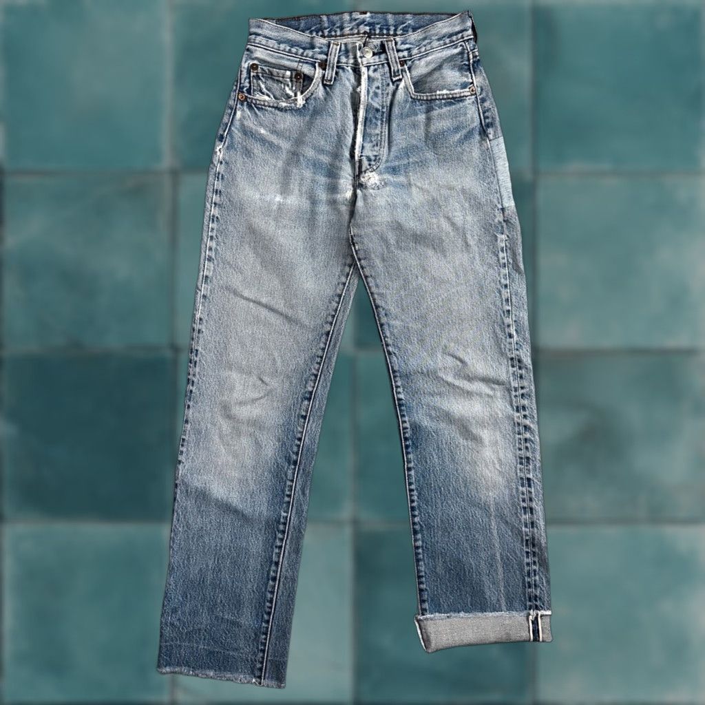 Levi's VINTAGE Levi's 501 Jeans Men Adult XX Light Wash 80s USA Straight Fit 29x25 Denim Size US 26 / EU 42 - 1 Thumbnail