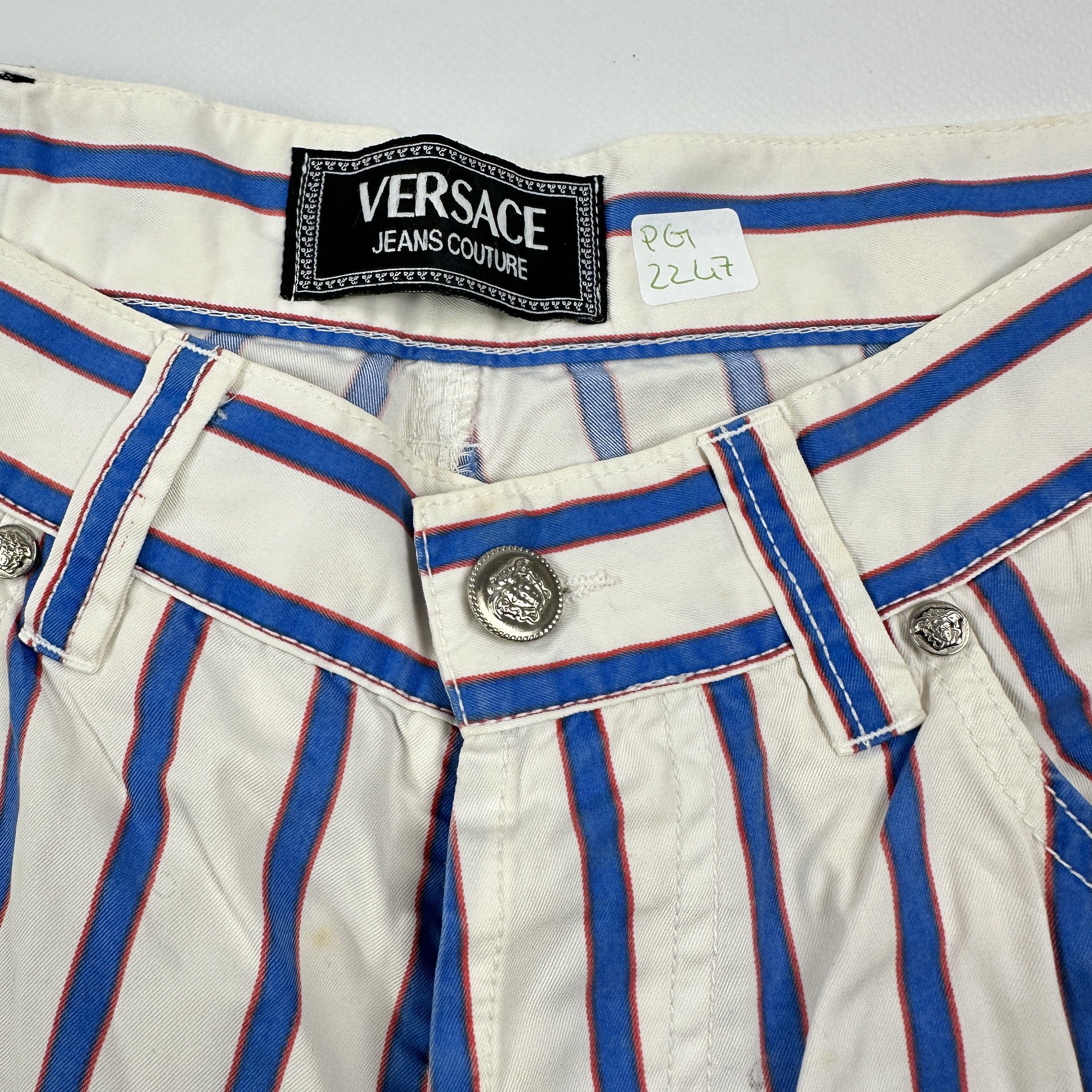 Versace Jeans Couture Pantaloni Versace Jeans Couture A Righe – 44 IT Size US 30 / EU 46 - 5 Thumbnail